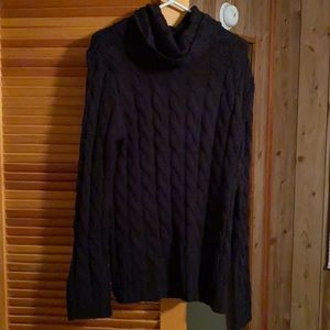 Women’s cable knit sweater